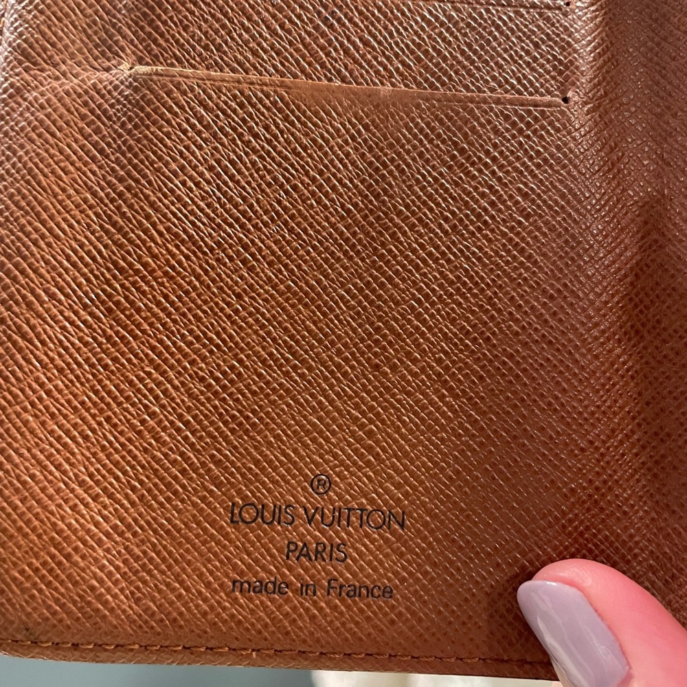 Monogrammed Brown Wallet - Picture 12 of 12